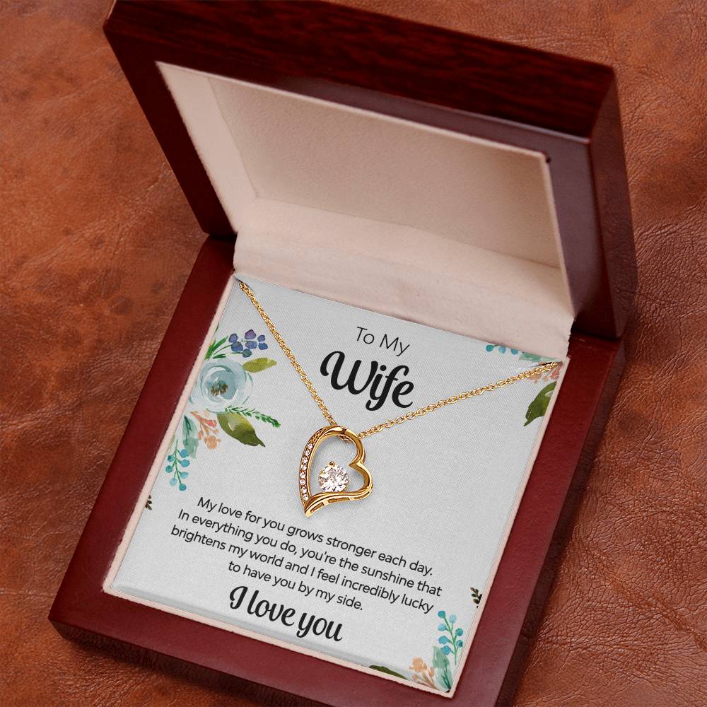 To My Wife - You're the Sunshine Necklace