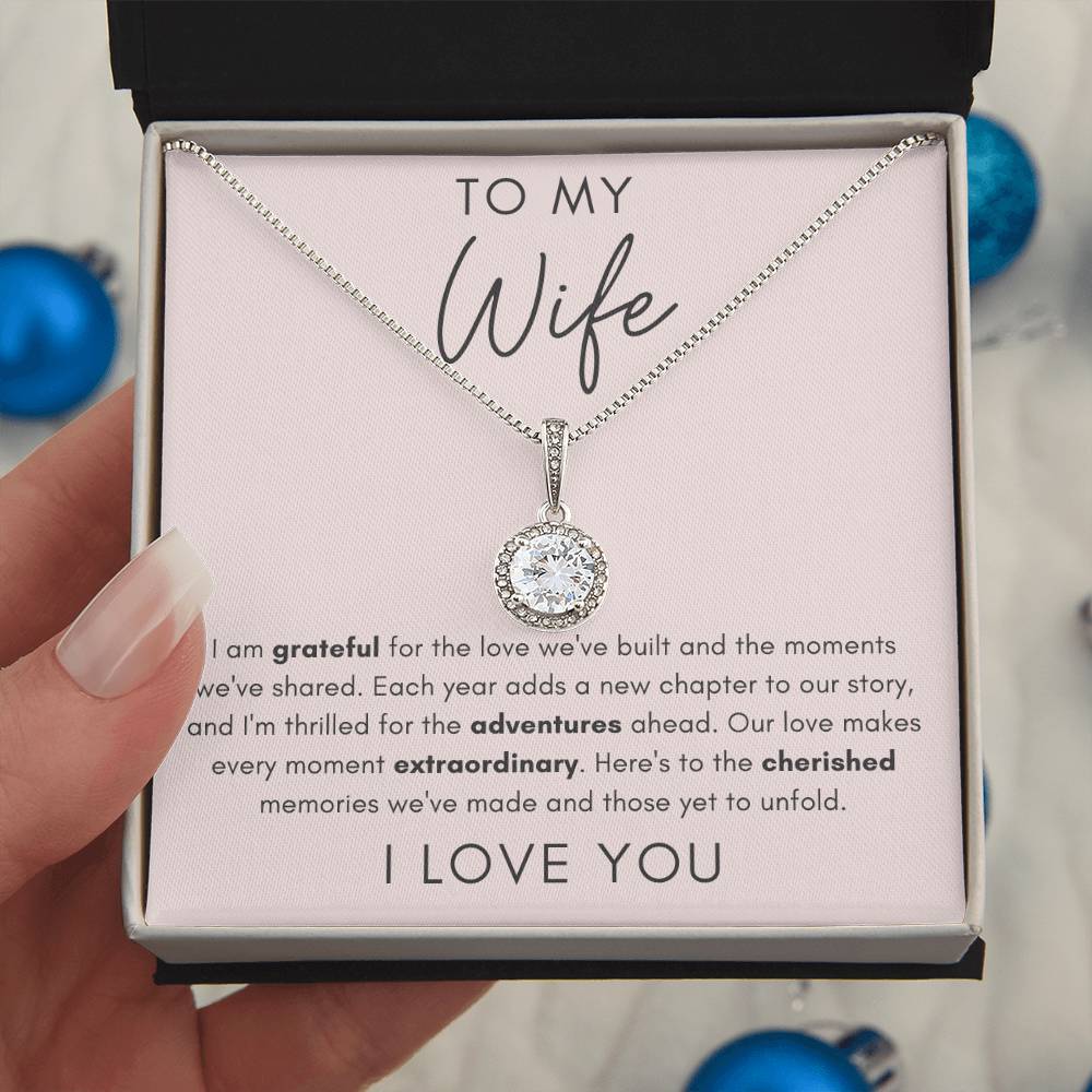 To My Wife - Cherished Memories - Eternal Hope Necklace