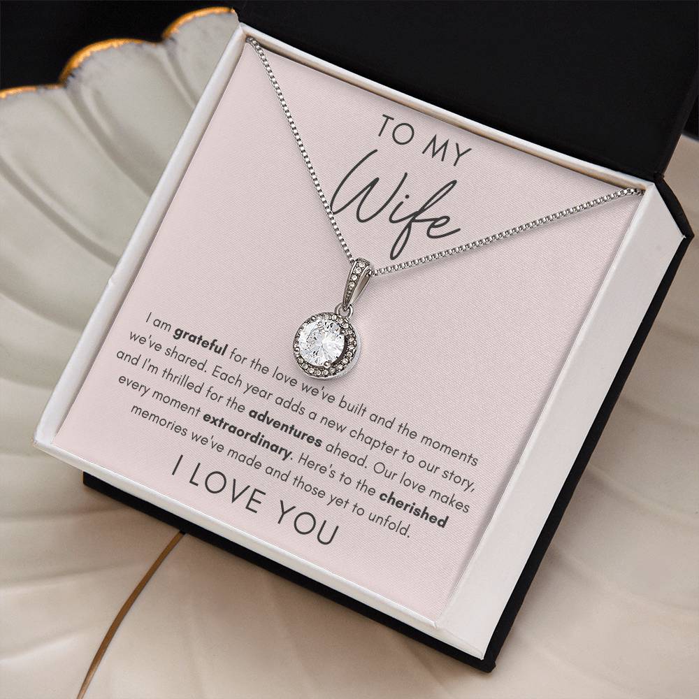 To My Wife - Cherished Memories - Eternal Hope Necklace