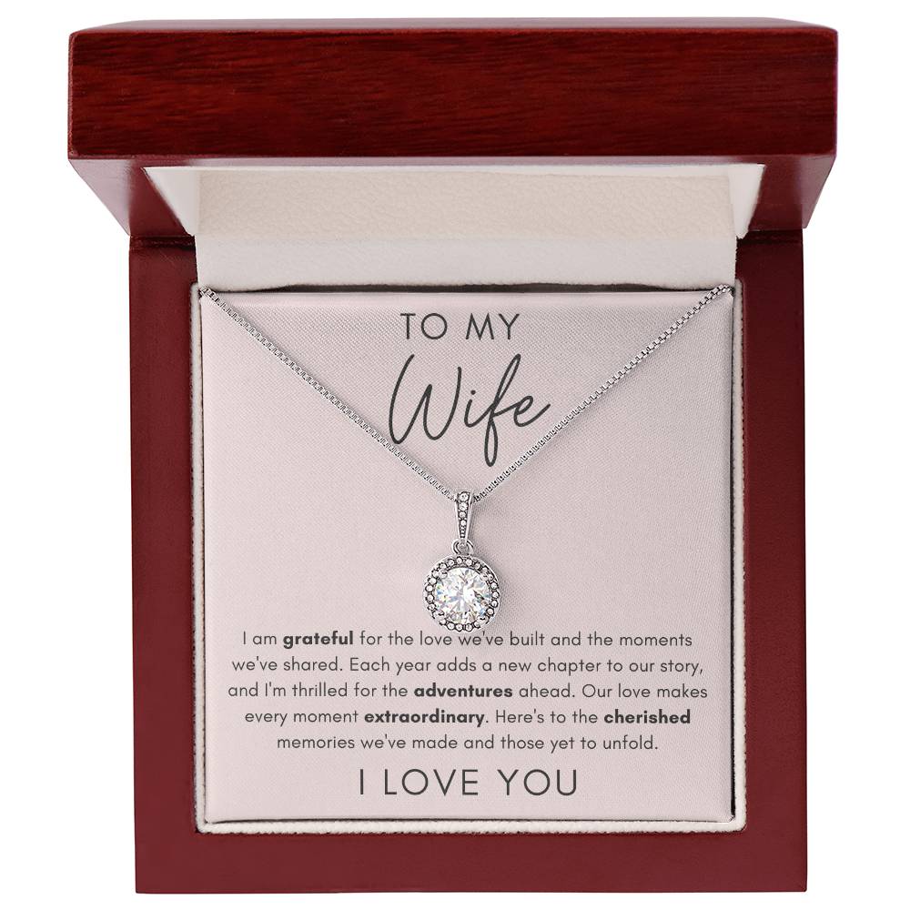 To My Wife - Cherished Memories - Eternal Hope Necklace