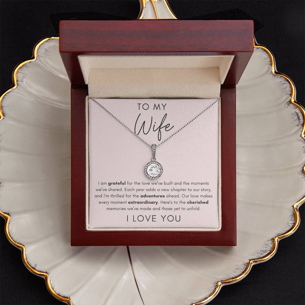 To My Wife - Cherished Memories - Eternal Hope Necklace