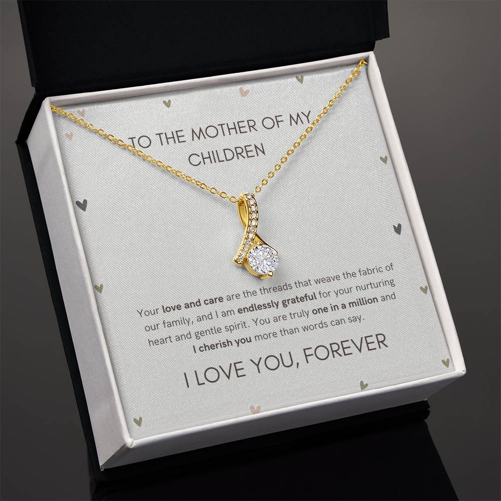 To My Wife - One In A Million - Alluring Beauty Necklace