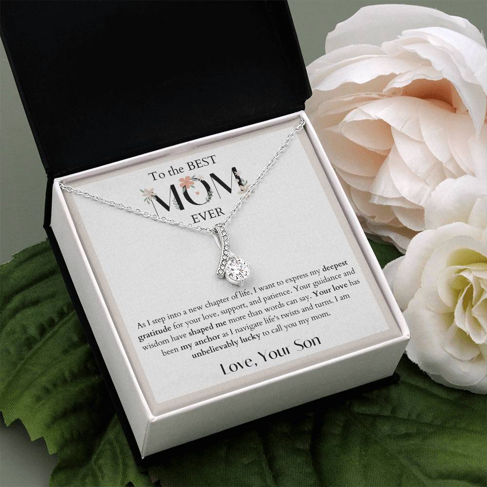 To My Mom - My Anchor - Alluring Beauty Necklace