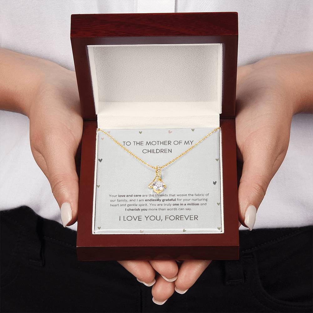 To My Wife - One In A Million - Alluring Beauty Necklace