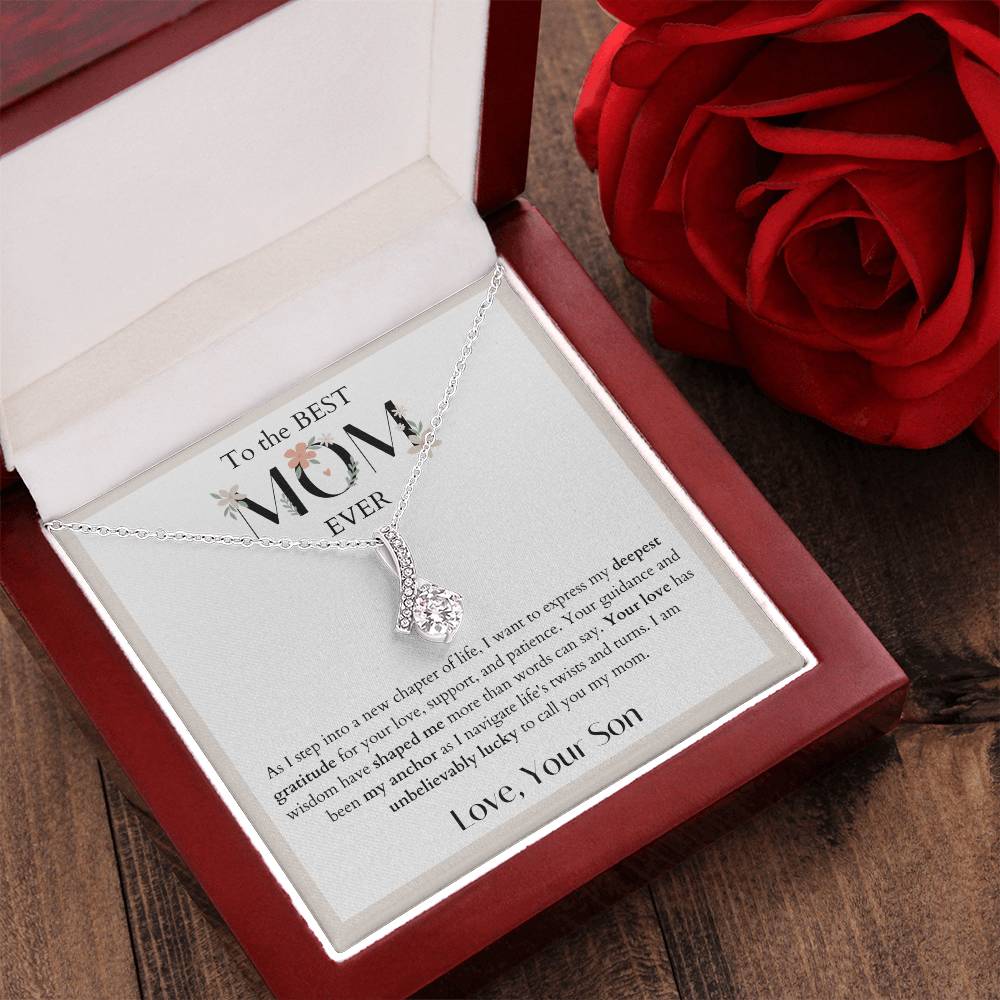 To My Mom - My Anchor - Alluring Beauty Necklace