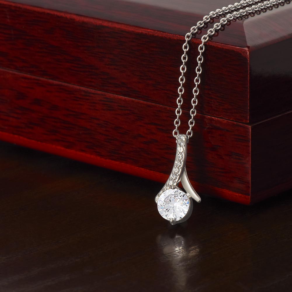 To My Mom - I Cherish You - Alluring Beauty Necklace