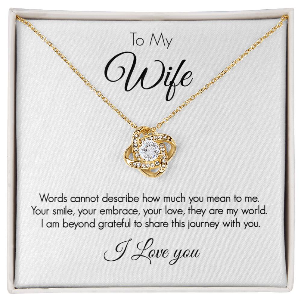 To My Wife - Beyond Grateful Necklace