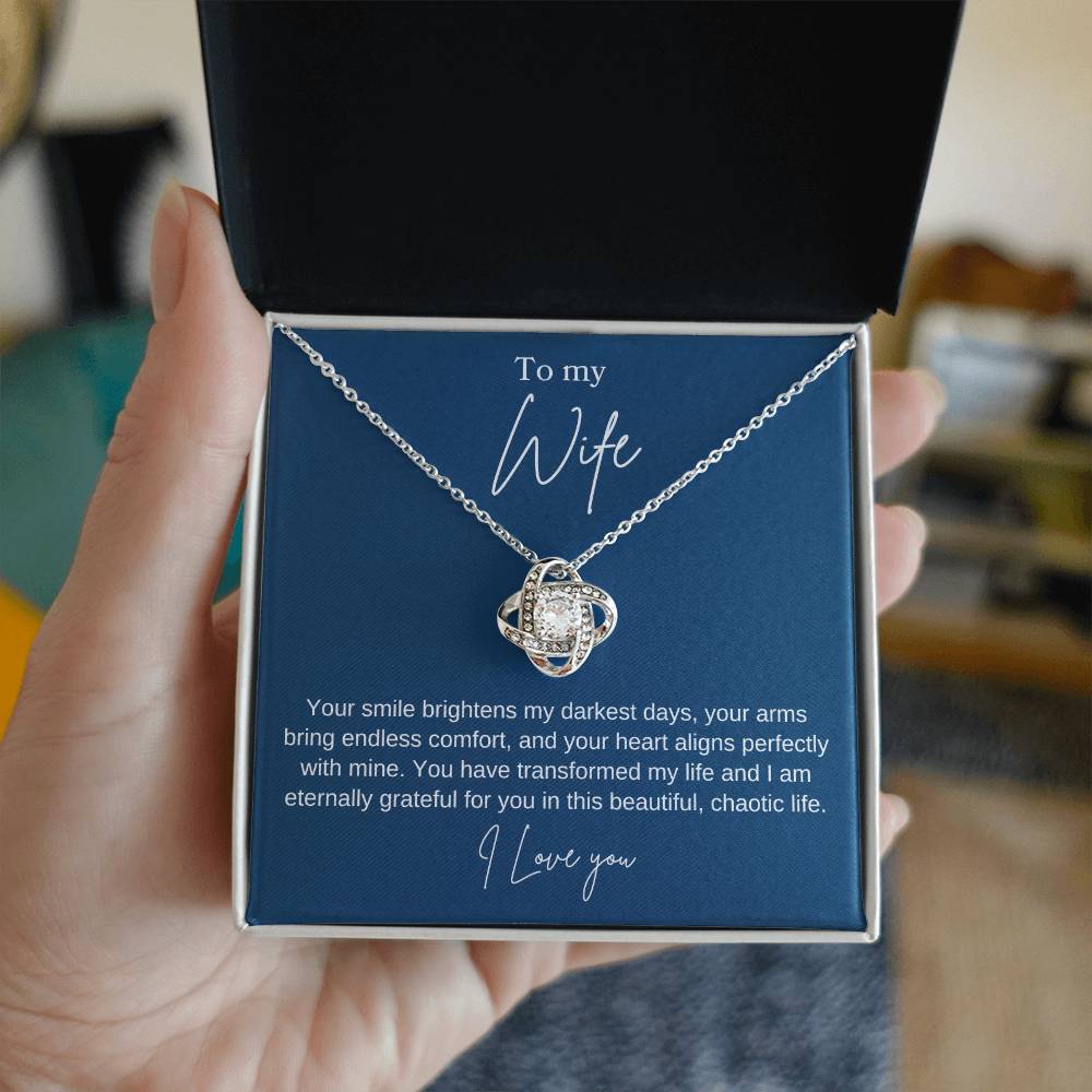 To My Wife - Eternally Grateful For You - Transform Necklace