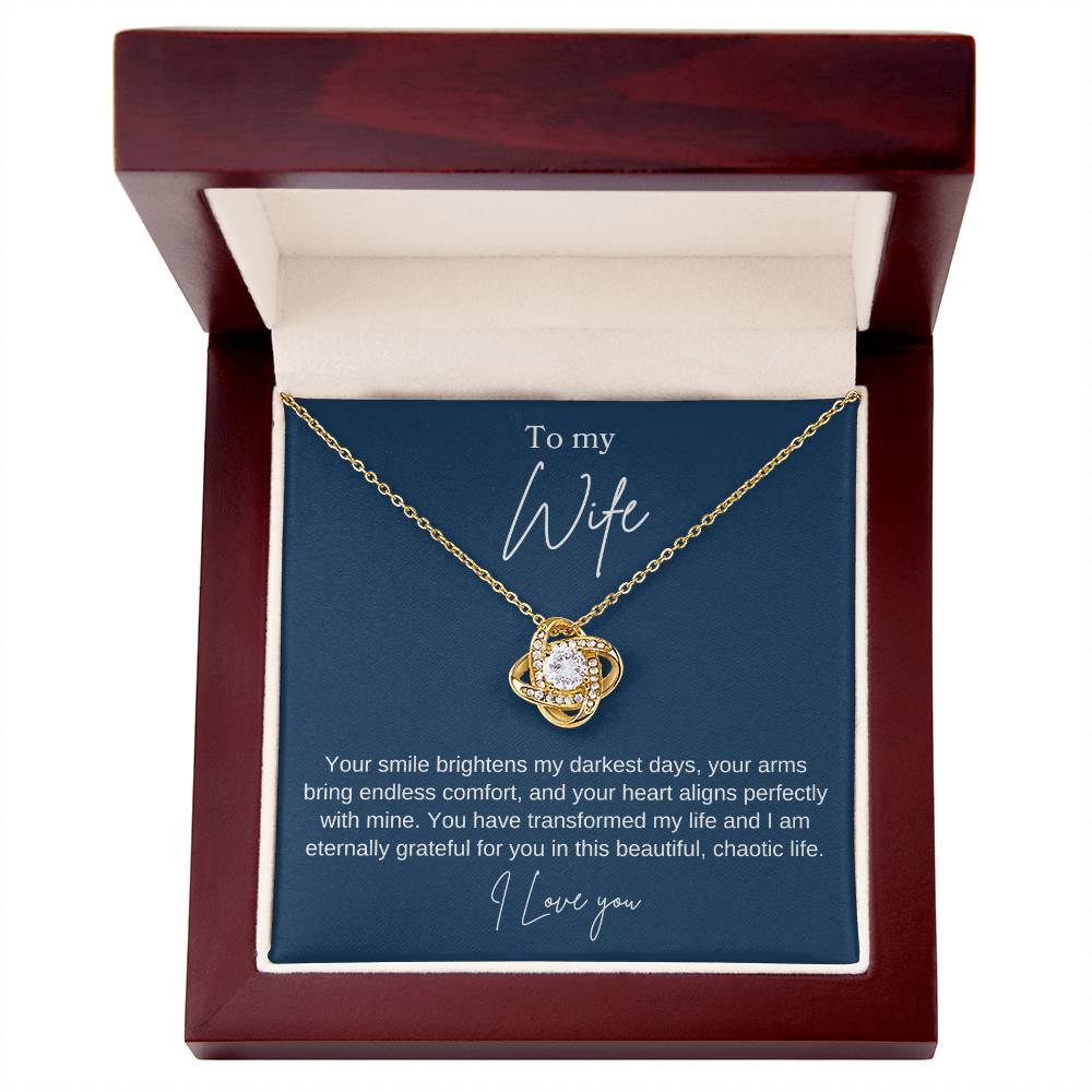 To My Wife - Eternally Grateful For You - Transform Necklace