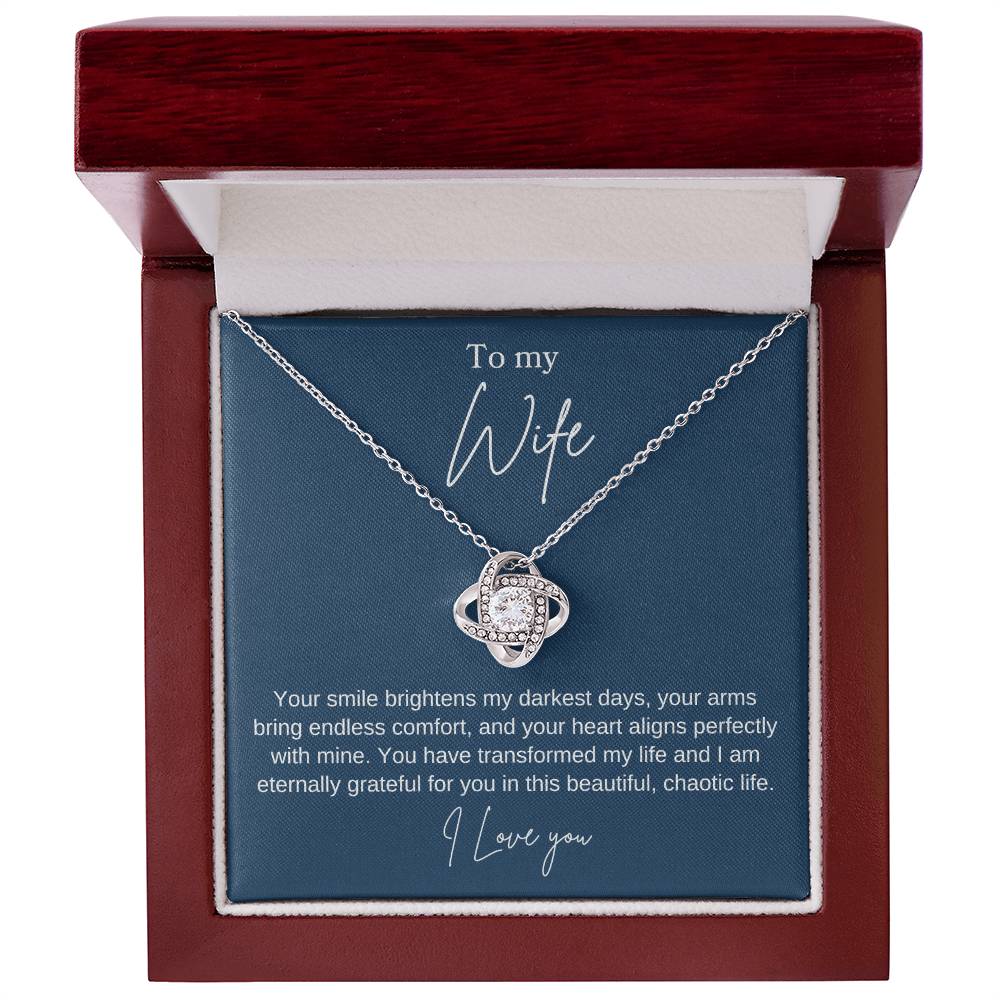 To My Wife - Eternally Grateful For You - Transform Necklace