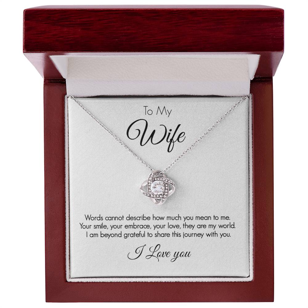 To My Wife - Beyond Grateful Necklace