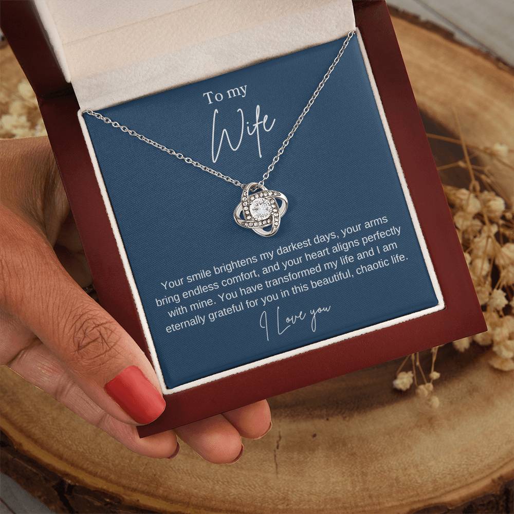 To My Wife - Eternally Grateful For You - Transform Necklace